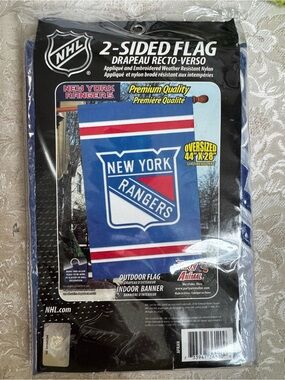 NHL Blue Red White Team Banner by NHL